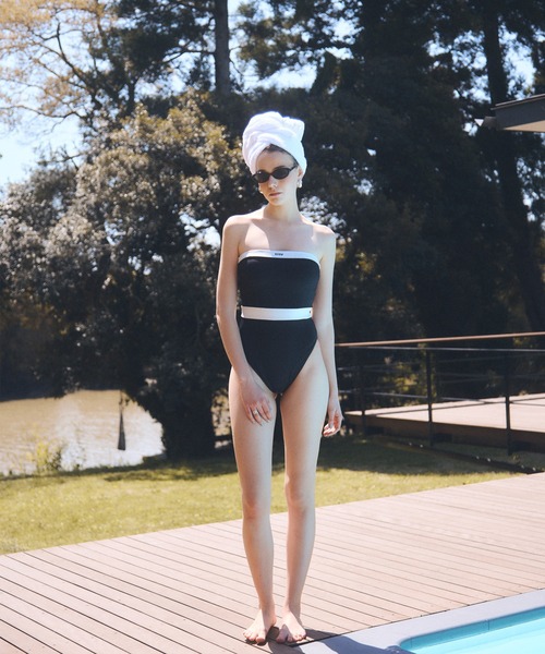 EIMY ISTOIRE（エイミーイストワール） 水着 バックリボンワンピース