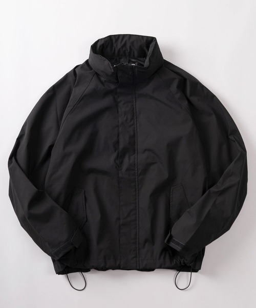 ナイロンジャケット 「71」ボリュームネック スタンドブルゾン／フード