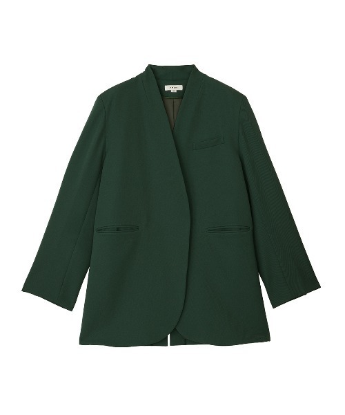 Ameri（アメリ） ジャケット ノーカラージャケット ESSENTIAL CURVE