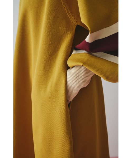 HeRIN.CYE ワンピース Line sleeve knit dress ラインスリーブニット