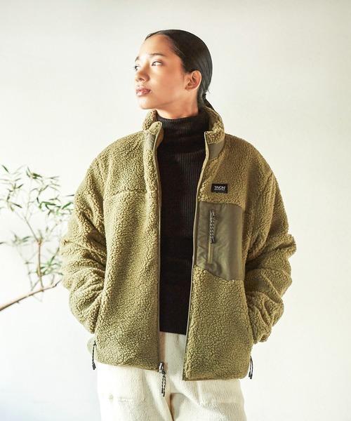 TAION（タイオン） ダウンコート ダウンジャケット ダウン×ボア