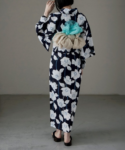 asaka 浴衣 浴衣セット セパレート 着付けのいらない二部式浴衣＋帯 2