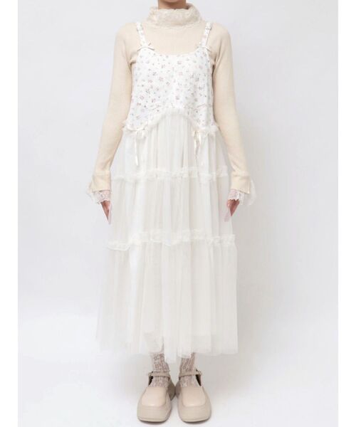 merry jenny（メリージェニー） ワンピース petit flowerチュール