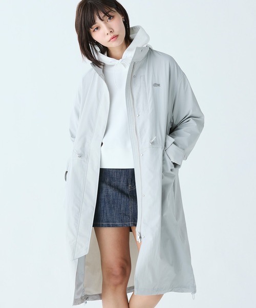 LACOSTE（ラコステ） トレンチコート コート 撥水 ナイロンタフタ
