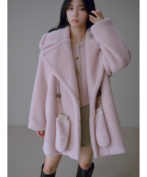 FRAY I.D（フレイ・アイディー） カーディガン フォックスウールニット