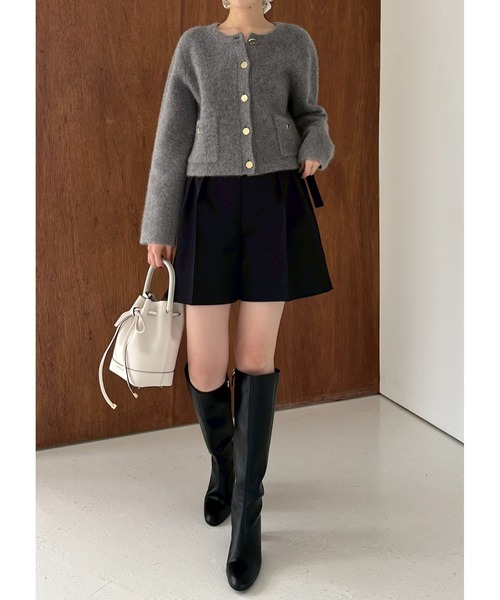 FRAY I.D（フレイ・アイディー） カーディガン フォックスウールニット