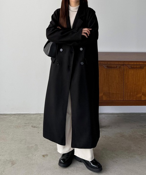 callautia（カラウティア） コート チェスターコート ダブルボタン