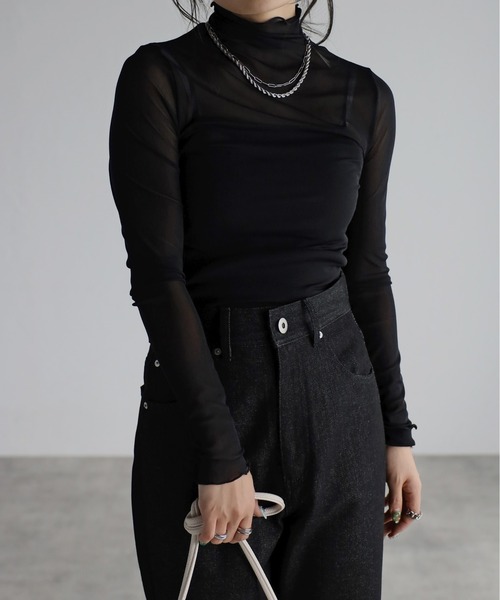 sakishimatokyo tシャツ シアータートルトップス/カットソー