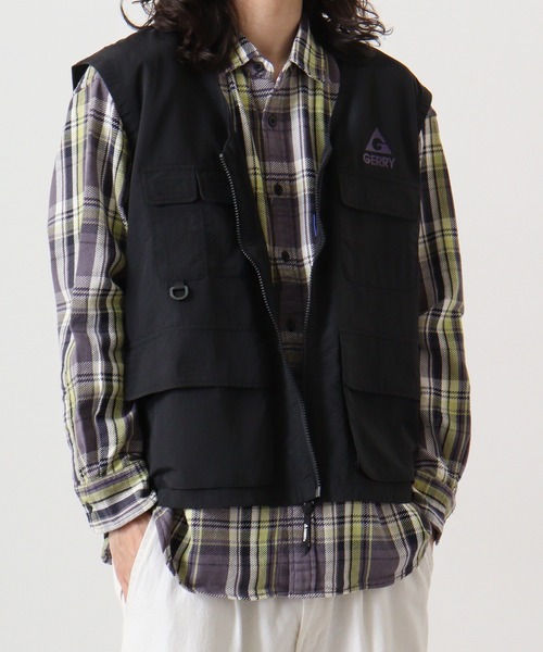 GERRY（ジェリー） ベスト ジレ ナイロンタフタ フィッシング ベスト