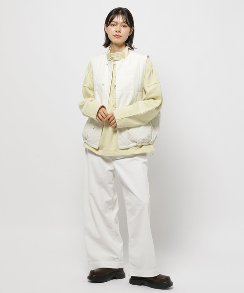 niko and…（ニコアンド） ダウンベスト ベスト スクエアキルティング