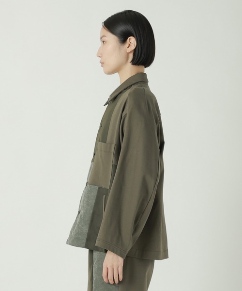 ZUCCa（ズッカ） ミリタリージャケット モッズコート (S)パッチワーク