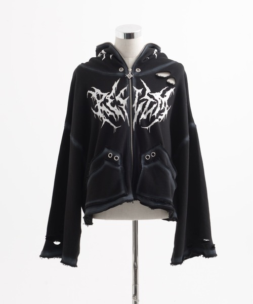 REFLEM（レフレム） パーカー 「REFLEM/レフレム」2WAYクロップドZIP