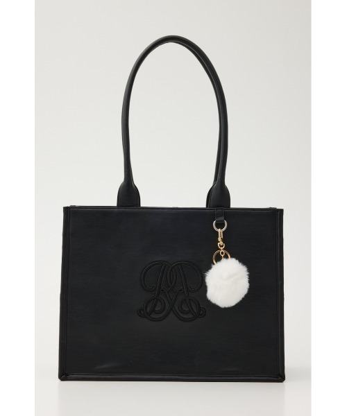 rienda（リエンダ） トートバッグ 「WEB限定」WRRロゴフェイクレザー