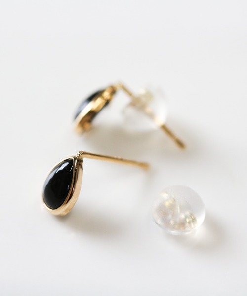 cui-cui（キュイキュイ） ピアス オニキスピアス | K18 レディース