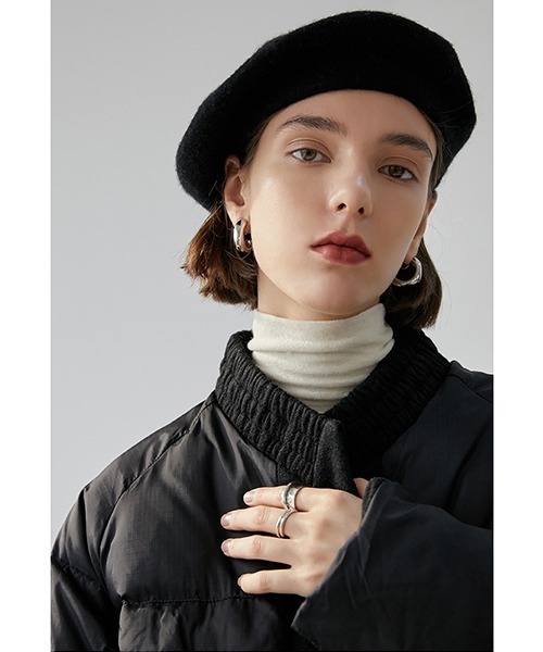 Fano Studios」 ダウンジャケット X-SMALL ブラック レディース