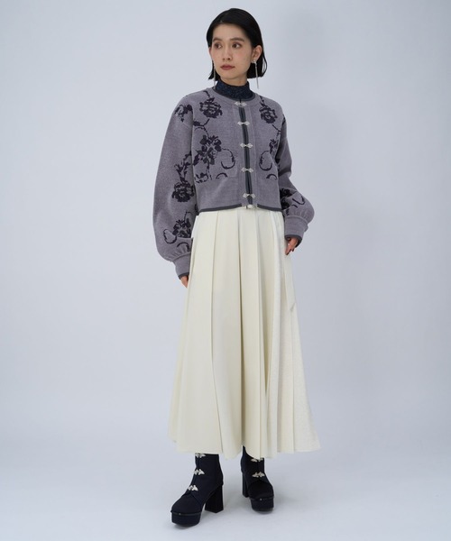 HARE（ハレ） スカート アシメジャガードプリーツスカート(HARE