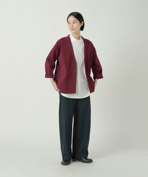 ZUCCa（ズッカ） ジャケット テーラードジャケット PEストレッチニット