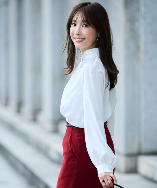 PINKY&DIANNE（ピンキー アンド ダイアン） ブラウス シャツ ギャザー