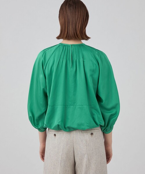 Ballsey（ボールジィ） ブラウス シャツ コットンシルクサテン