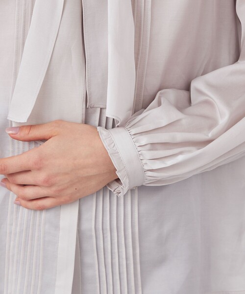 Ballsey（ボールジィ） ブラウス シャツ コットンシルクサテン