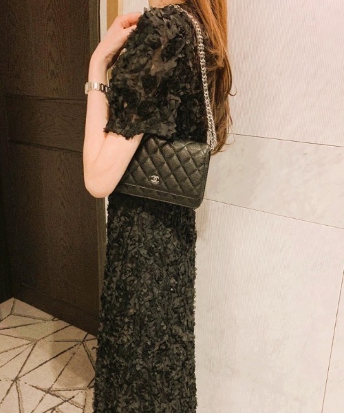 shameless ドレス 「結婚式・二次会」Vネックロングドレス : ZOZOTOWN