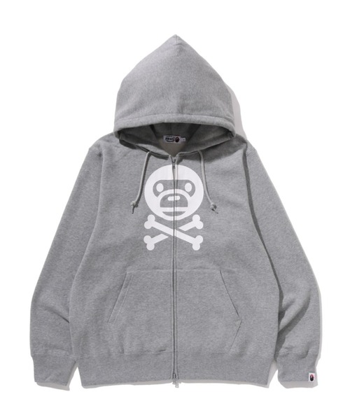 A BATHING APE（アベイシングエイプ） パーカー MILO CROSSBONE ZIP