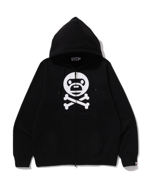 A BATHING APE（アベイシングエイプ） パーカー MILO CROSSBONE ZIP