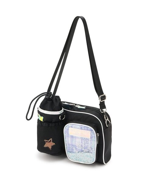 mezzo piano ショルダー ショルダーバッグ ペットボトルホルダー付