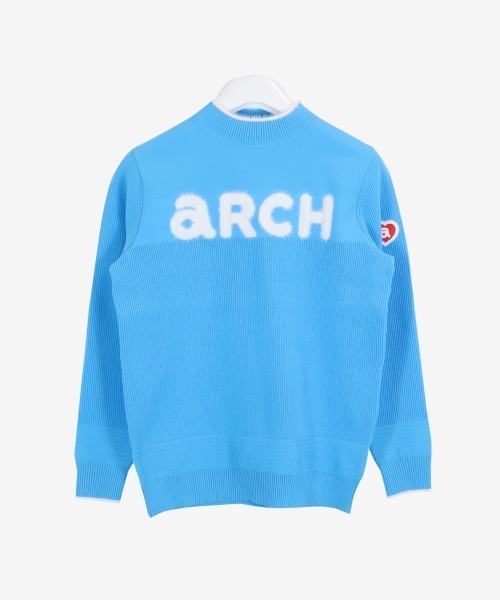 archivio（アルチビオ） ニット セーター 「LADIES」シャギーロゴ 長袖