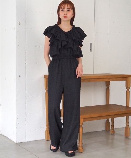 tiptop（ティップトップ） サロペット オーバーオール 「2way」フリル
