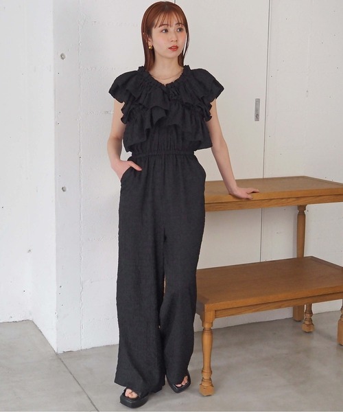 tiptop（ティップトップ） サロペット オーバーオール 「2way」フリル