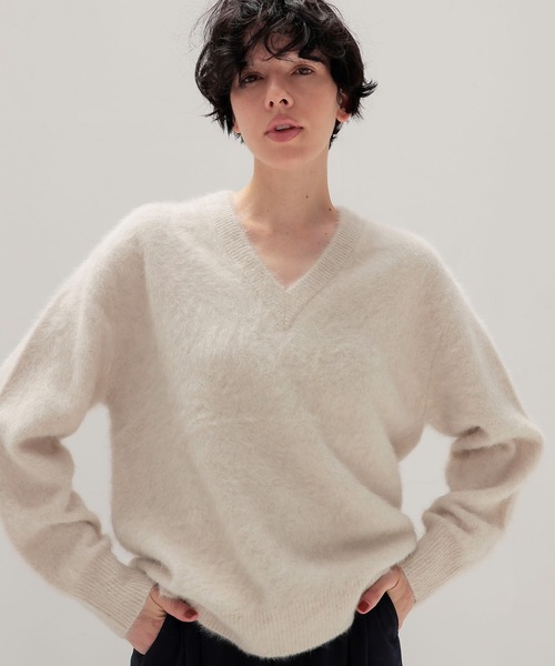 DRESSLAVE（ドレスレイブ） ニット セーター fox cashmere vneck