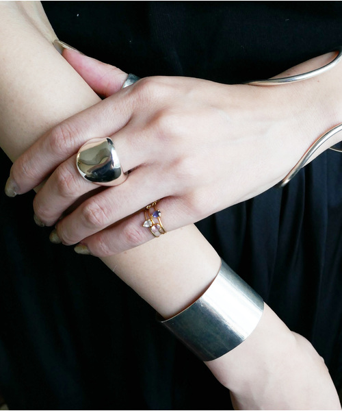 e.m.（イーエム） 指輪 リング SILVER925カーブリング(L)/レディース