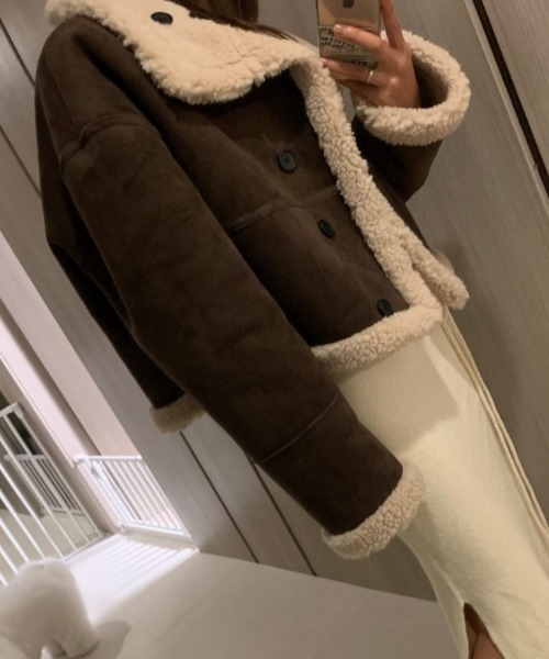 FREE STYLISTS ムートンコート ボアコート YUGA_YGMC 2way