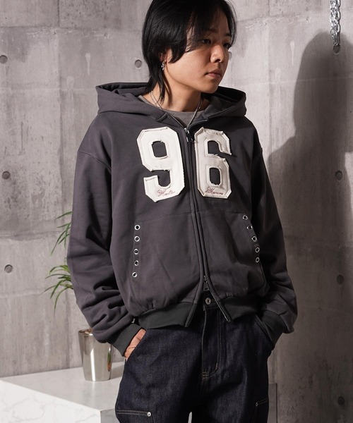 MEMORY パーカー 「MEMORY」ヘビーウェイト 96アイレット ダブルZIP