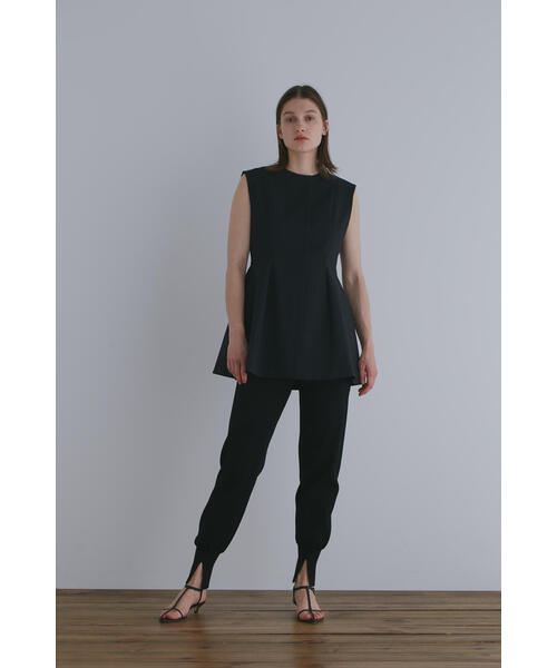 LE PHIL（ル フィル） tシャツ ダブルクロスペプラムジレ レディース