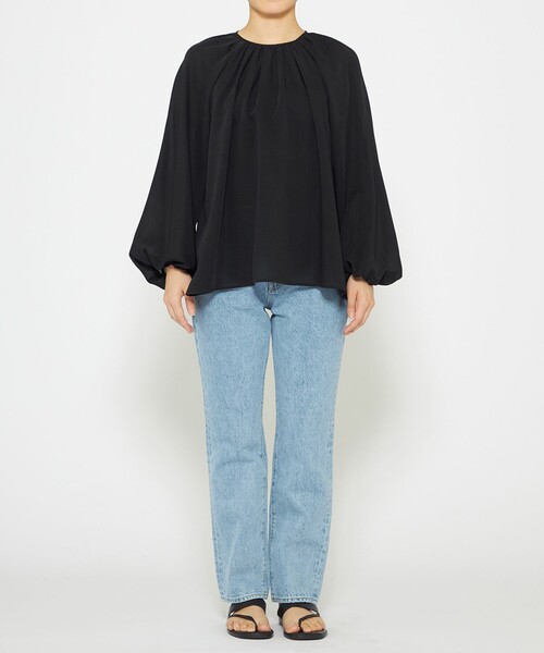 uncrave（アンクレイヴ） ブラウス シャツ シアーボイル ボリューム