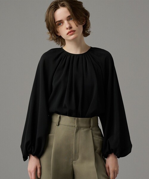 uncrave（アンクレイヴ） ブラウス シャツ シアーボイル ボリューム