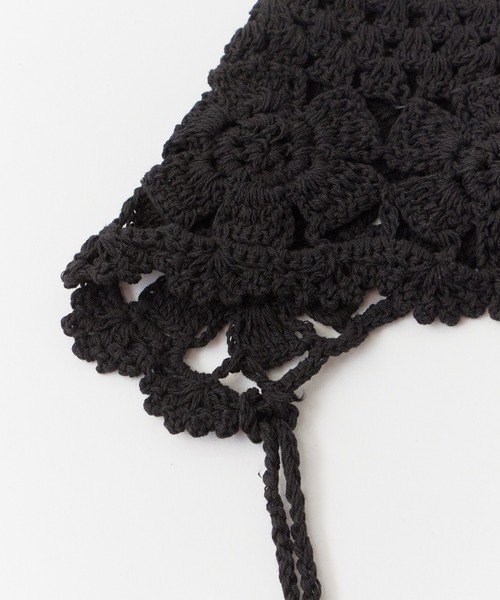 ROOP TOKYO Crochet Flower Babushka/クロシェ編みフラワー