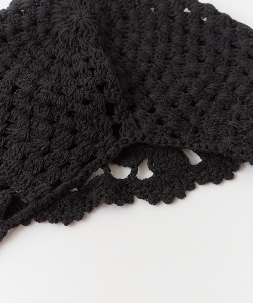 ROOP TOKYO Crochet Flower Babushka/クロシェ編みフラワー