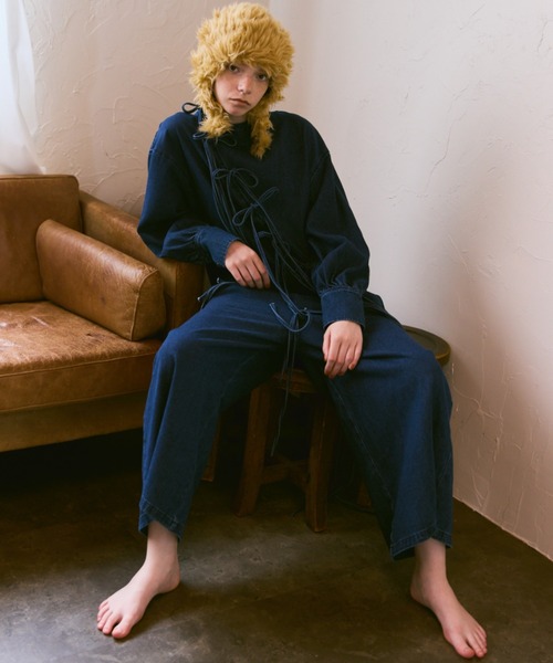 PERNA（ペルナ） オールインワン デニムオールインワン レディース