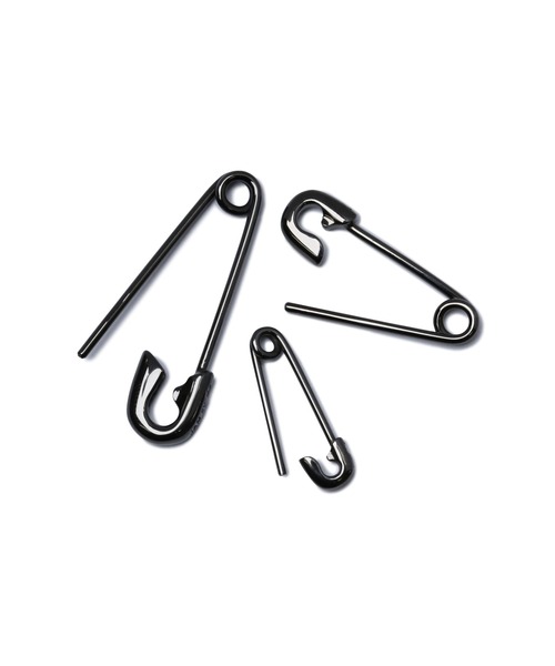 JAM HOME MADE（ジャムホームメイド） ピアス 安全ピン ブラック