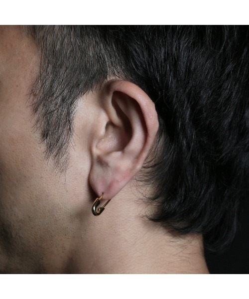 JAM HOME MADE（ジャムホームメイド） ピアス 安全ピン ブラック