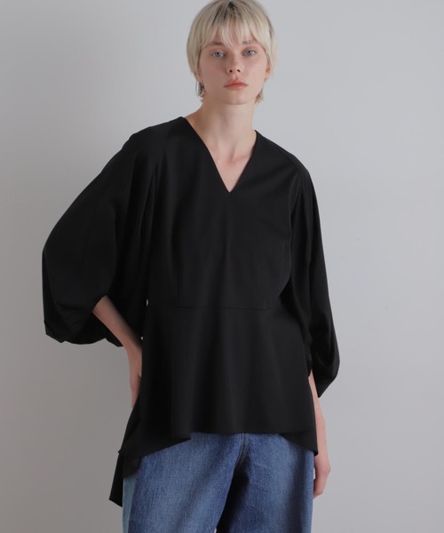 LE PHIL（ル フィル） ブラウス シャツ コンパクトポンチブラウス