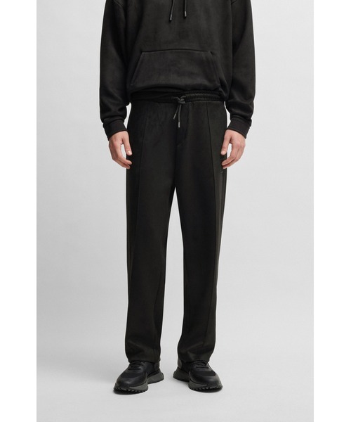BOSS（HUGO BOSS） パンツ スクエアロゴ トラックスーツボトムス