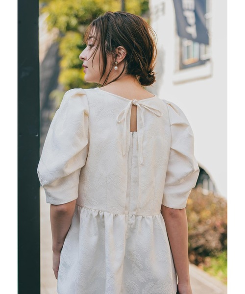 Dorry Doll（ドリードール） パンツドレス ジャガードブラウス＋パンツ