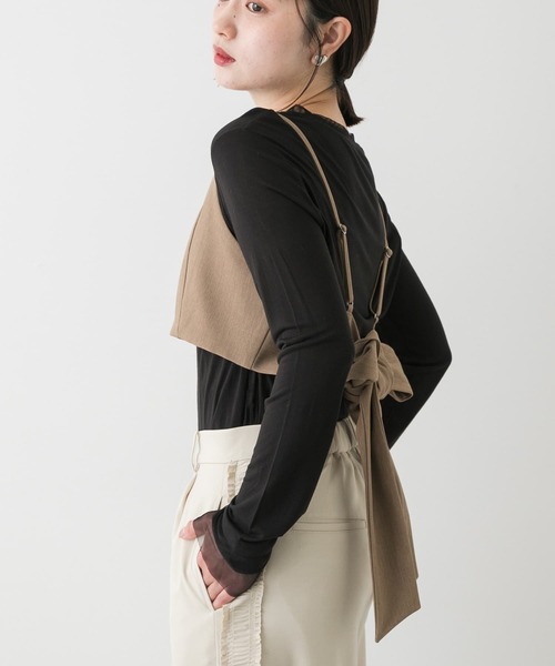 SENSE OF PLACE by URBAN RESEARCH バックリボンビスチェ レディース