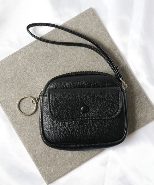 Port（ポート） ポーチ 「 」 キーチェーン付き コンパクト フラット