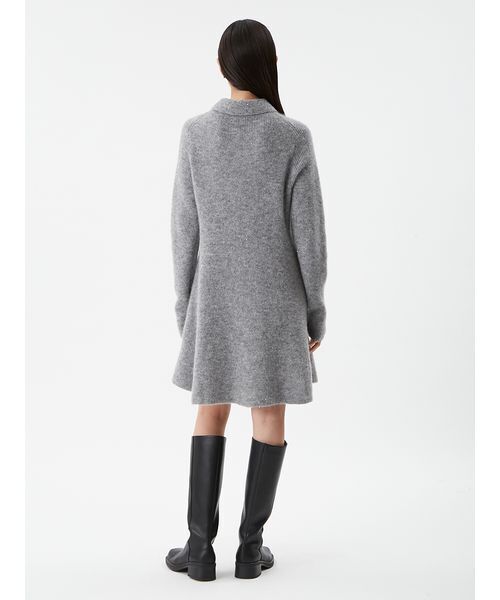 Mila Owen（ミラオーウェン） ニット セーター 襟付きペプラムニット