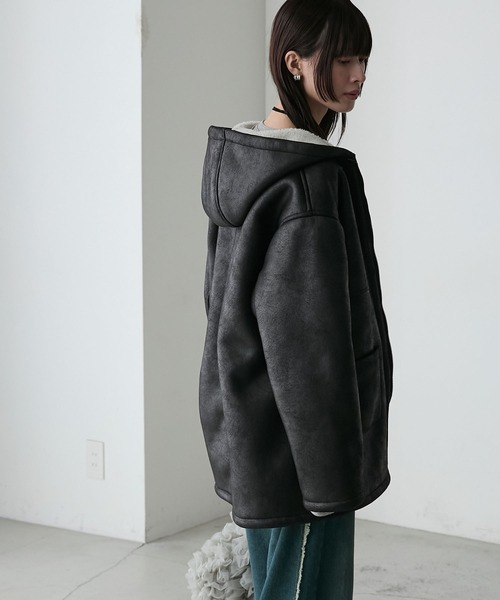 forksy.（フォルクシー） ムートンコート ボアコート 「forksy